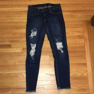 Just Black Ripped Skinny Jeans